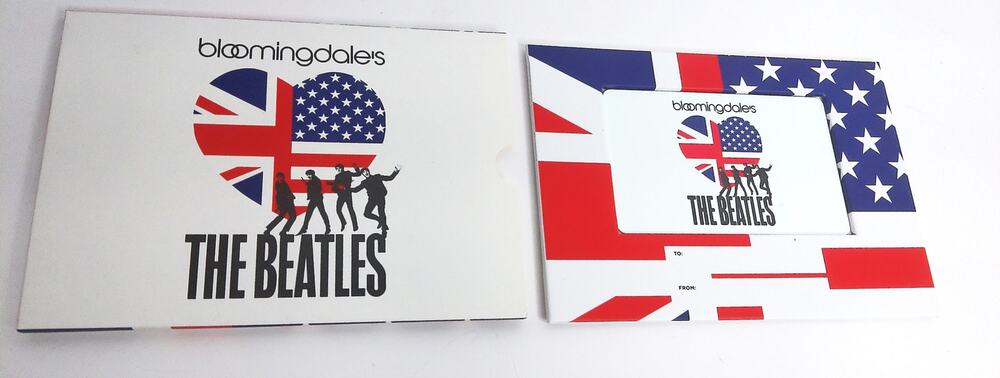 Bloomingdales The Beatles 50th Anniversary COLLECTIBLE Card 2014